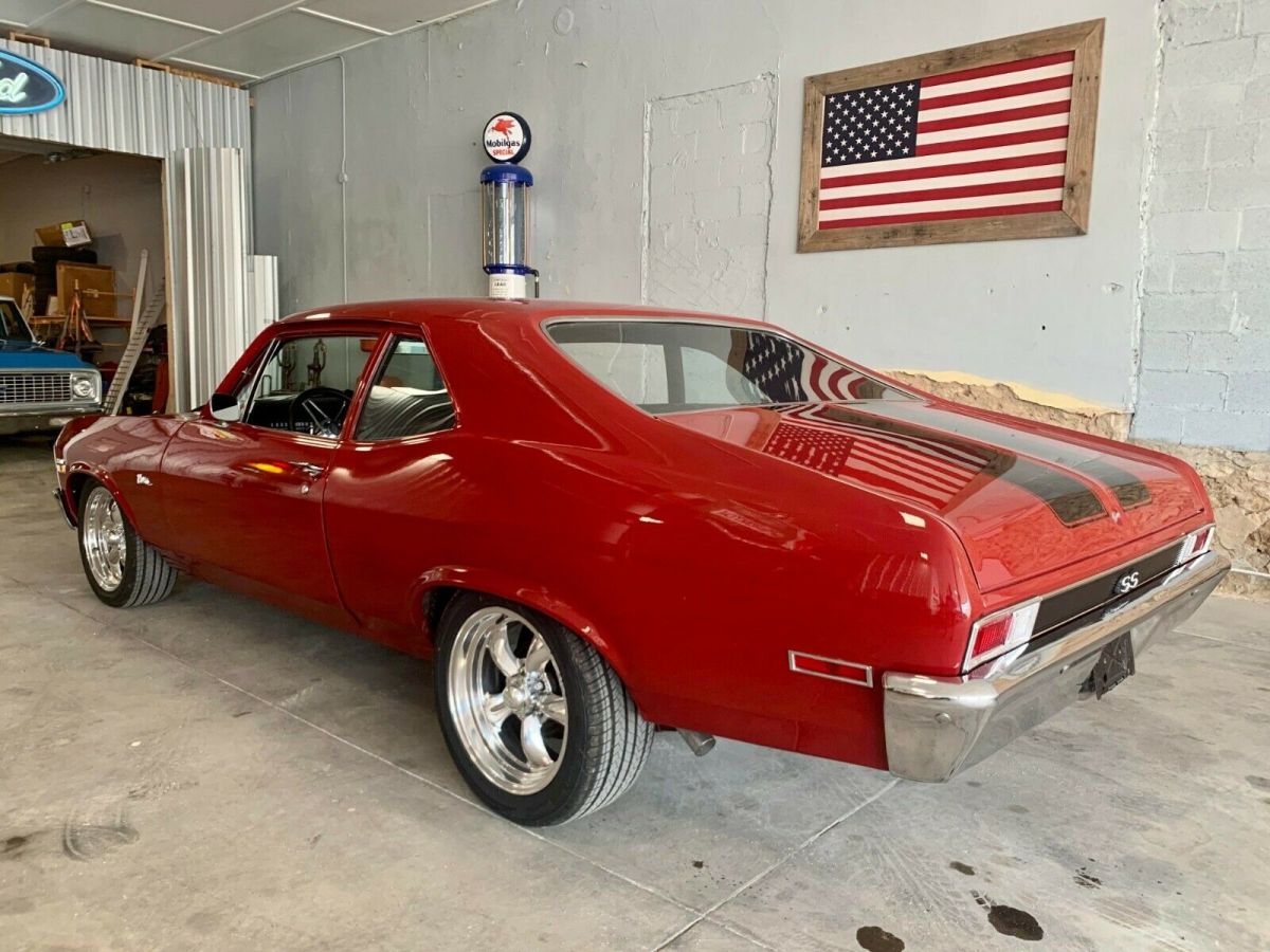 1971 Red Chevrolet Nova Coupe