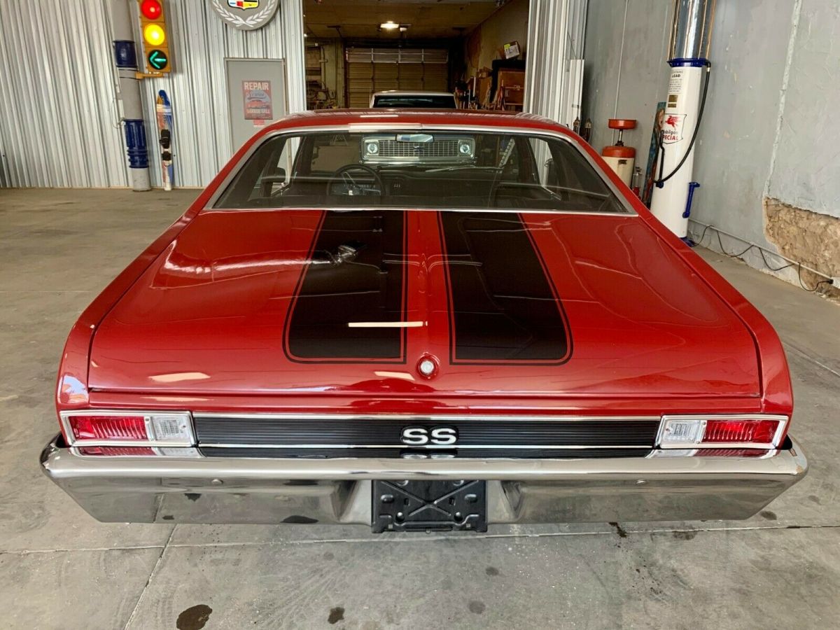 1971 Red Chevrolet Nova Coupe