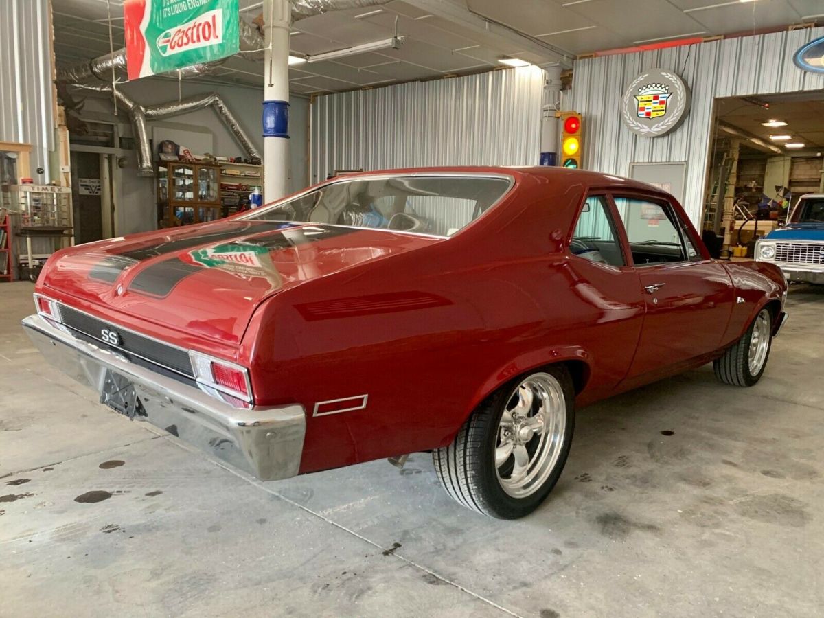 1971 Red Chevrolet Nova Coupe