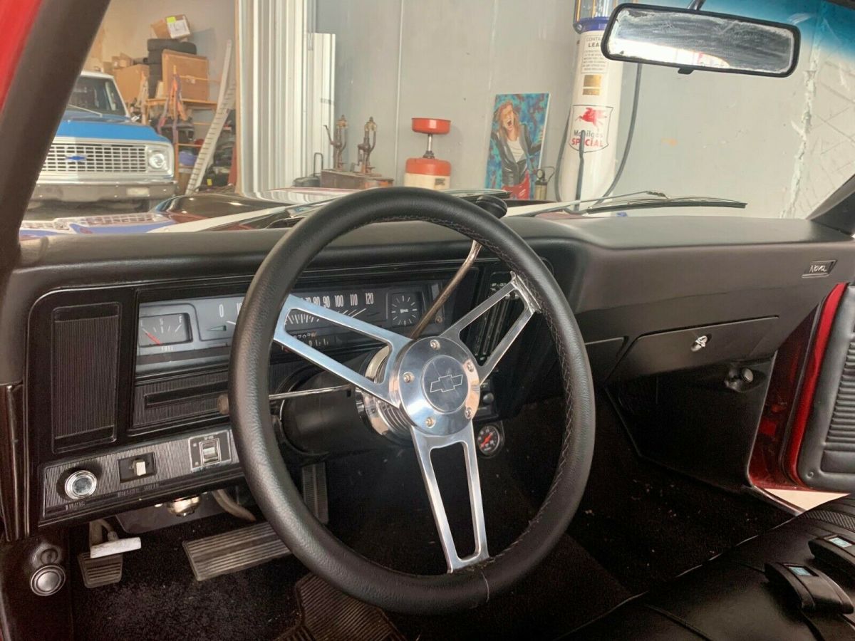 1971 Red Chevrolet Nova Coupe