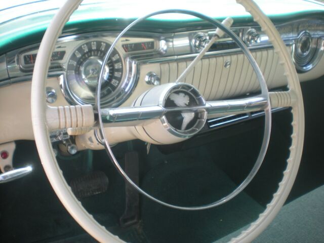 1955 turquice white Oldsmobile Eighty-Eight Coupe