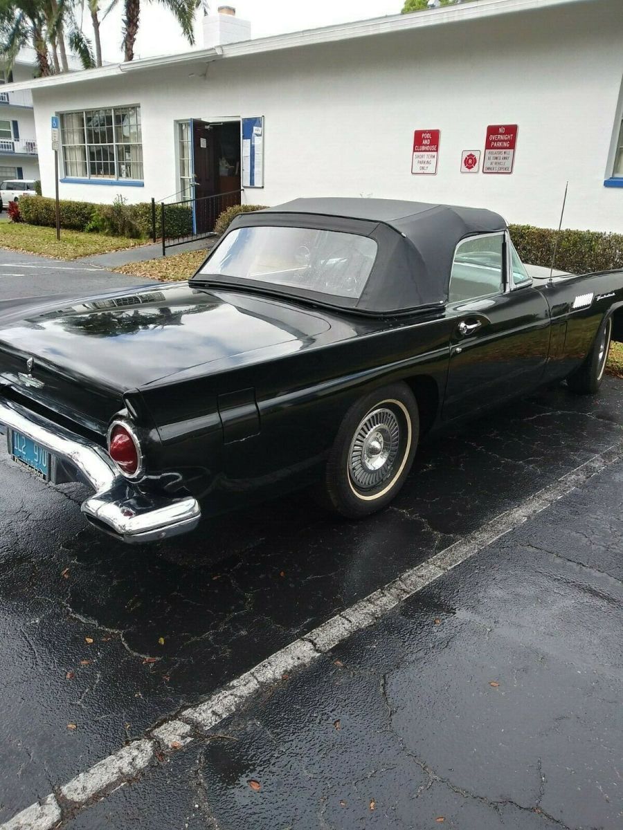 1957 Black Ford Thunderbird Coupe