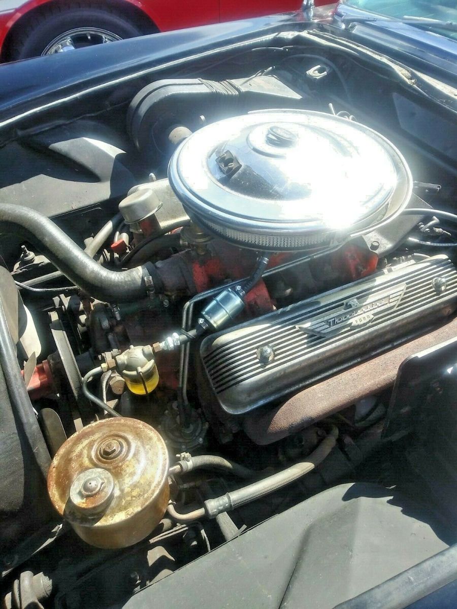 1957 Black Ford Thunderbird Coupe