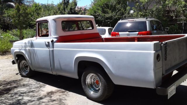 1957 Gray Ford F-100 Standard Cab Pickup