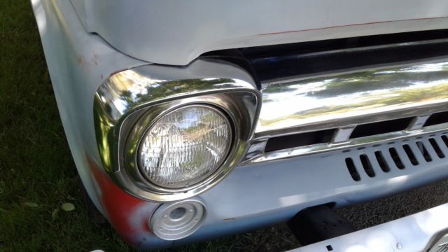1957 Gray Ford F-100 Standard Cab Pickup