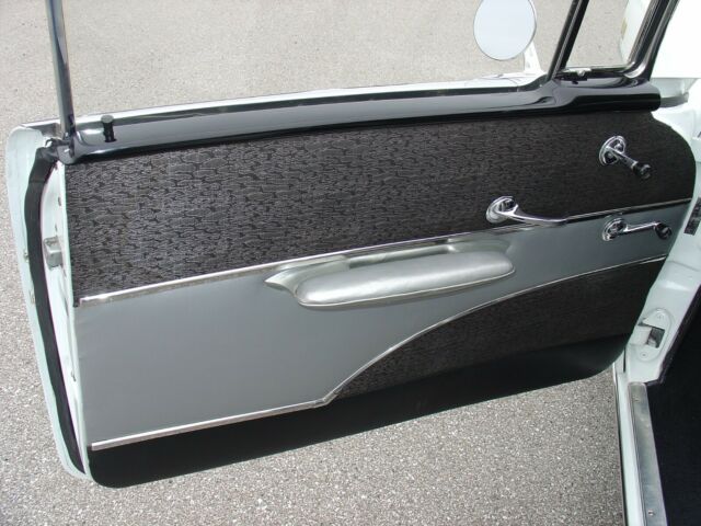 1957 White Chevrolet Bel Air/150/210 HARDTOP