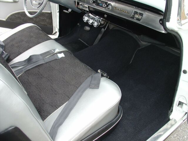 1957 White Chevrolet Bel Air/150/210 HARDTOP