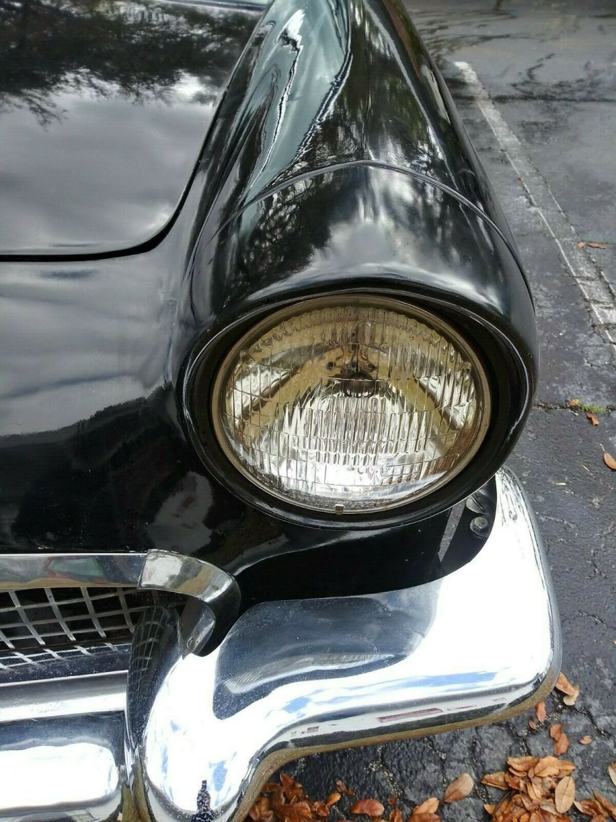 1957 Black Ford Thunderbird Coupe