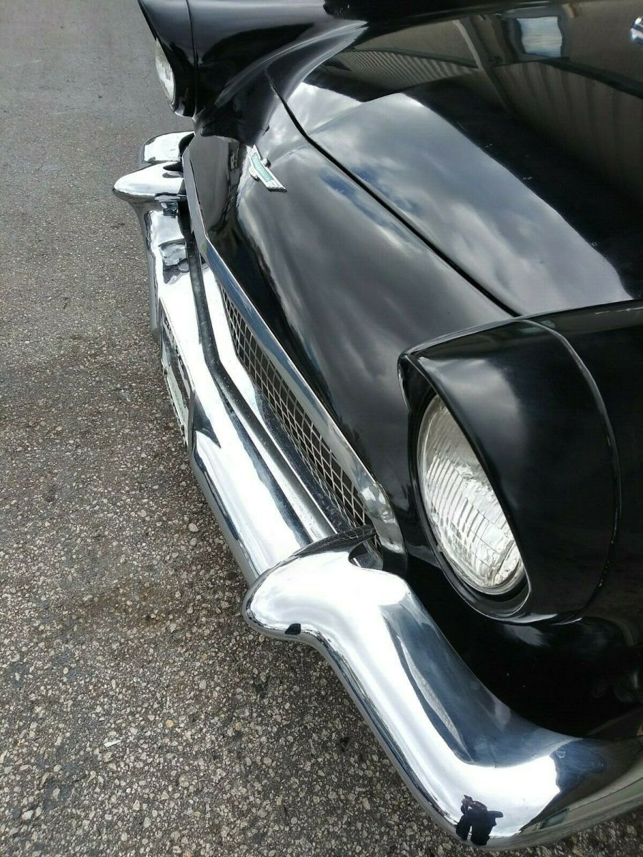 1957 Black Ford Thunderbird Coupe