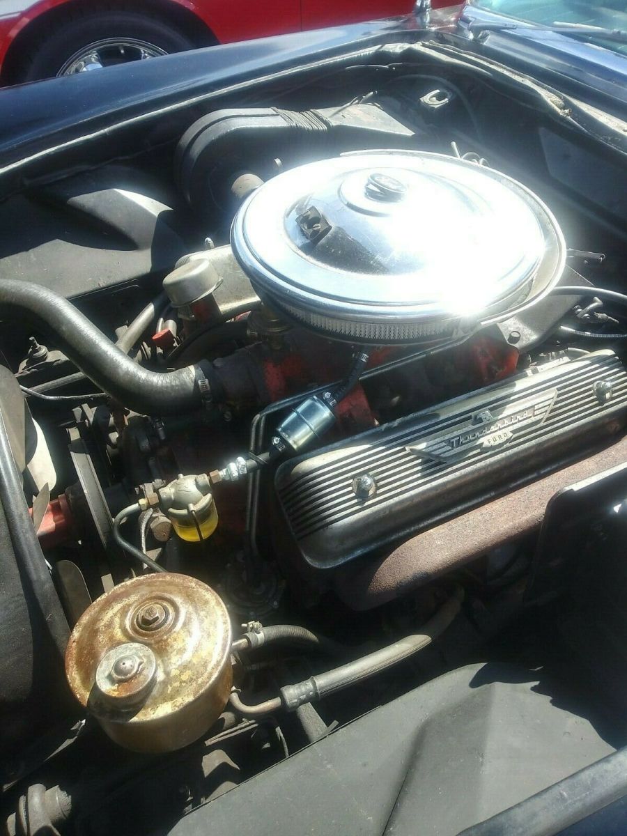 1957 Black Ford Thunderbird Coupe