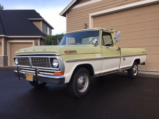 1970 Yellow/ White Ford F-250 Standard Cab Pickup