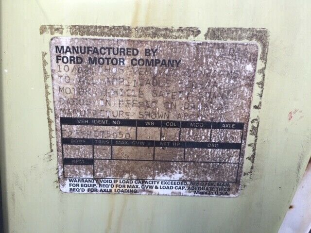 1970 Yellow/ White Ford F-250 Standard Cab Pickup