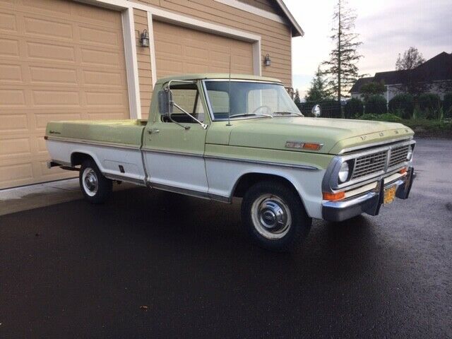 1970 Yellow/ White Ford F-250 Standard Cab Pickup