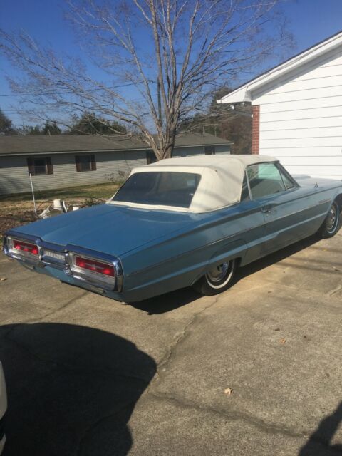 1964 Blue Ford Thunderbird Convertible
