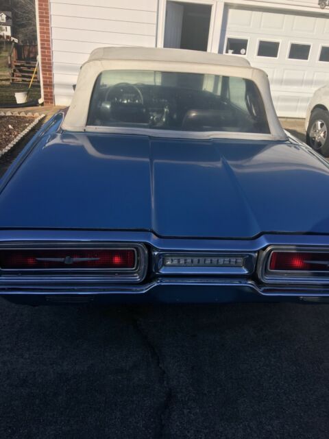 1964 Blue Ford Thunderbird Convertible