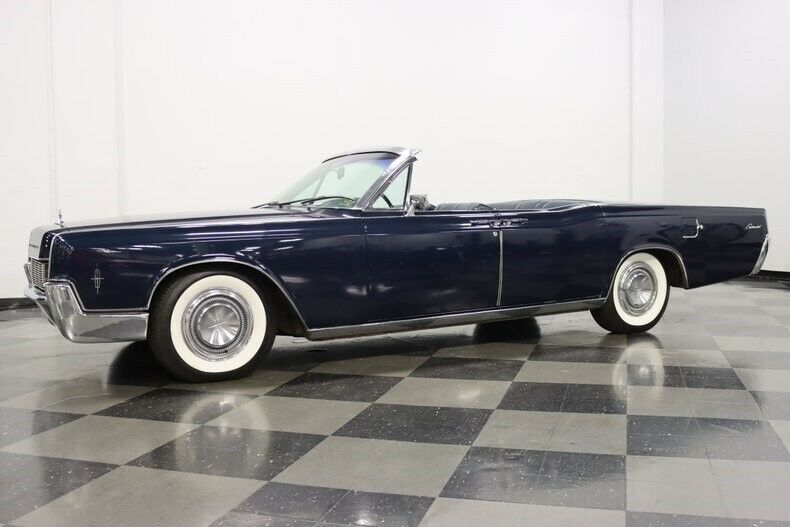 1967 Blue Lincoln Continental Convertible