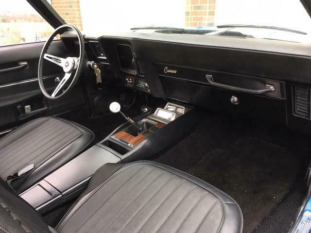 1969 Blue Chevrolet Camaro Coupe