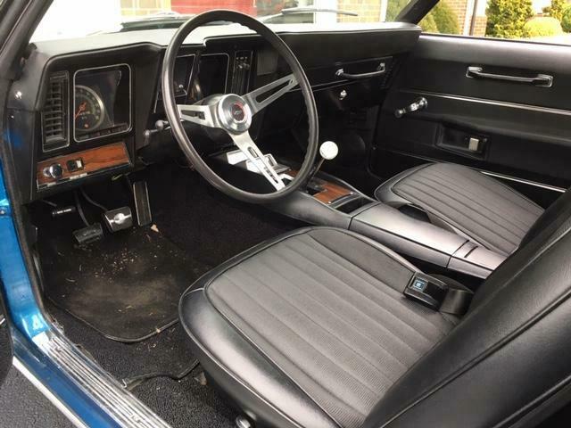 1969 Blue Chevrolet Camaro Coupe