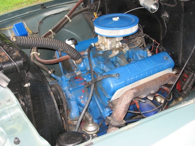 1956 Green Ford F-100 stepside pickup