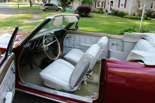 1966 Red Chevrolet Corvair