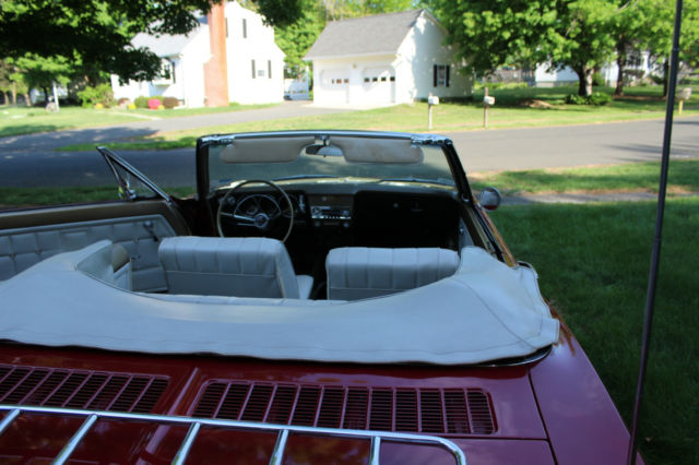 1966 Red Chevrolet Corvair