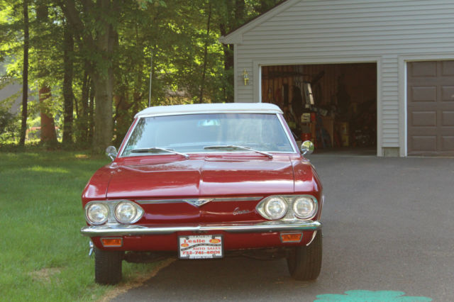 1966 Red Chevrolet Corvair