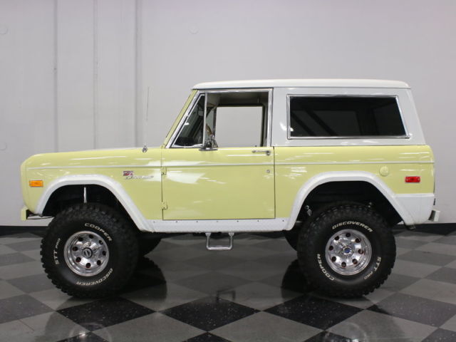 1976 Yellow Ford Bronco SUV