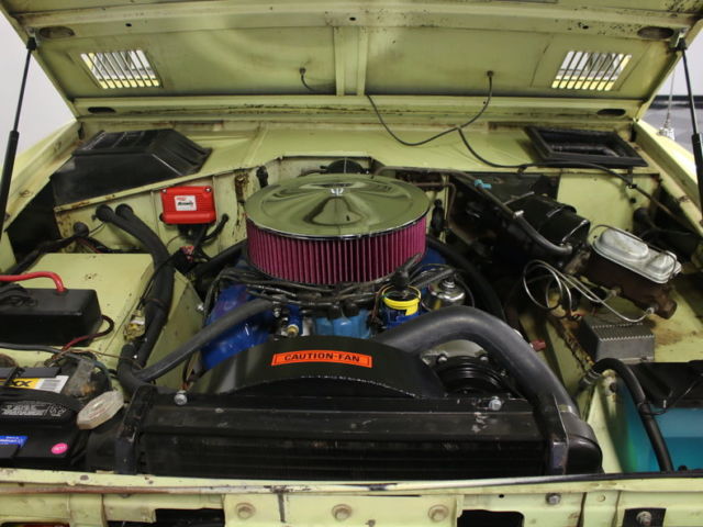 1976 Yellow Ford Bronco SUV