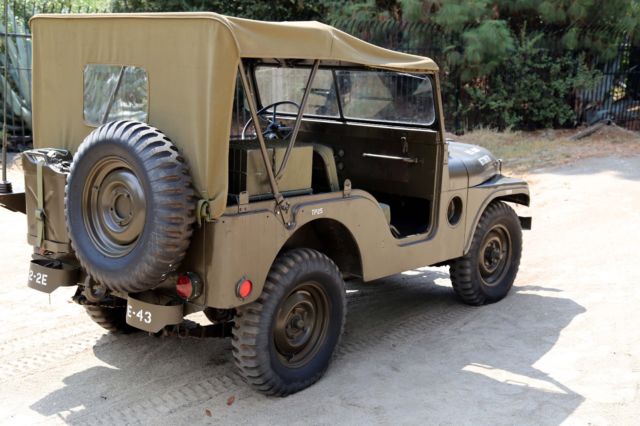 1953 Olive drab green Willys Military Jeep M38-A1