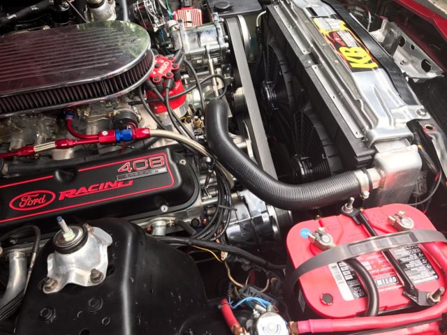 1975 Late Model Ford - Ruby Red Ford Granada Coupe