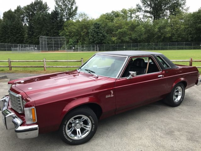 1975 Late Model Ford - Ruby Red Ford Granada Coupe