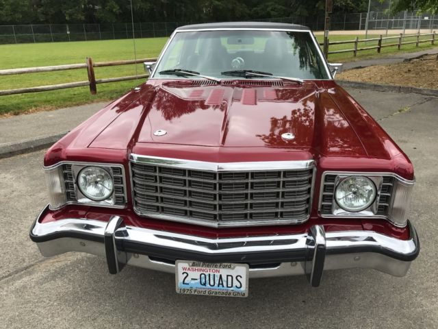 1975 Late Model Ford - Ruby Red Ford Granada Coupe