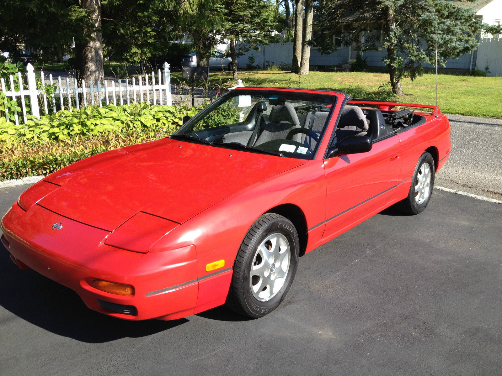 1992 Red Nissan 240SX Convertible
