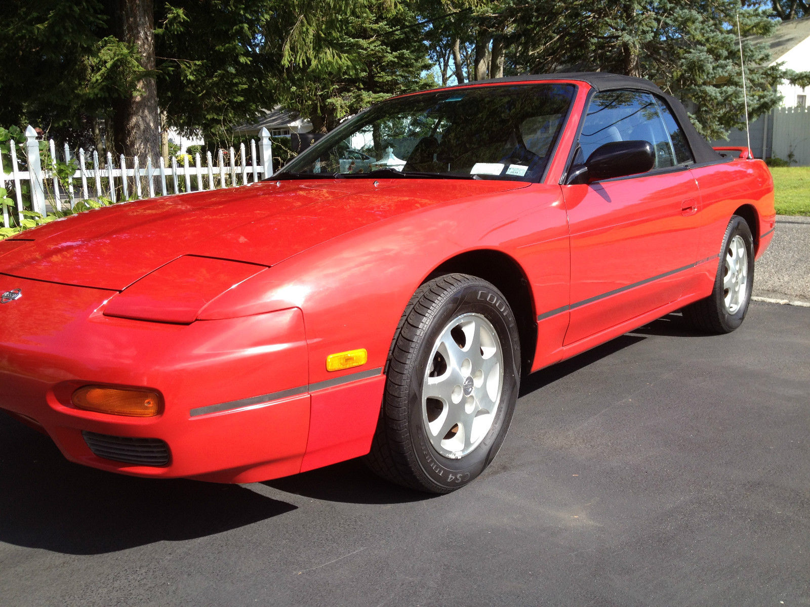 1992 Red Nissan 240SX Convertible