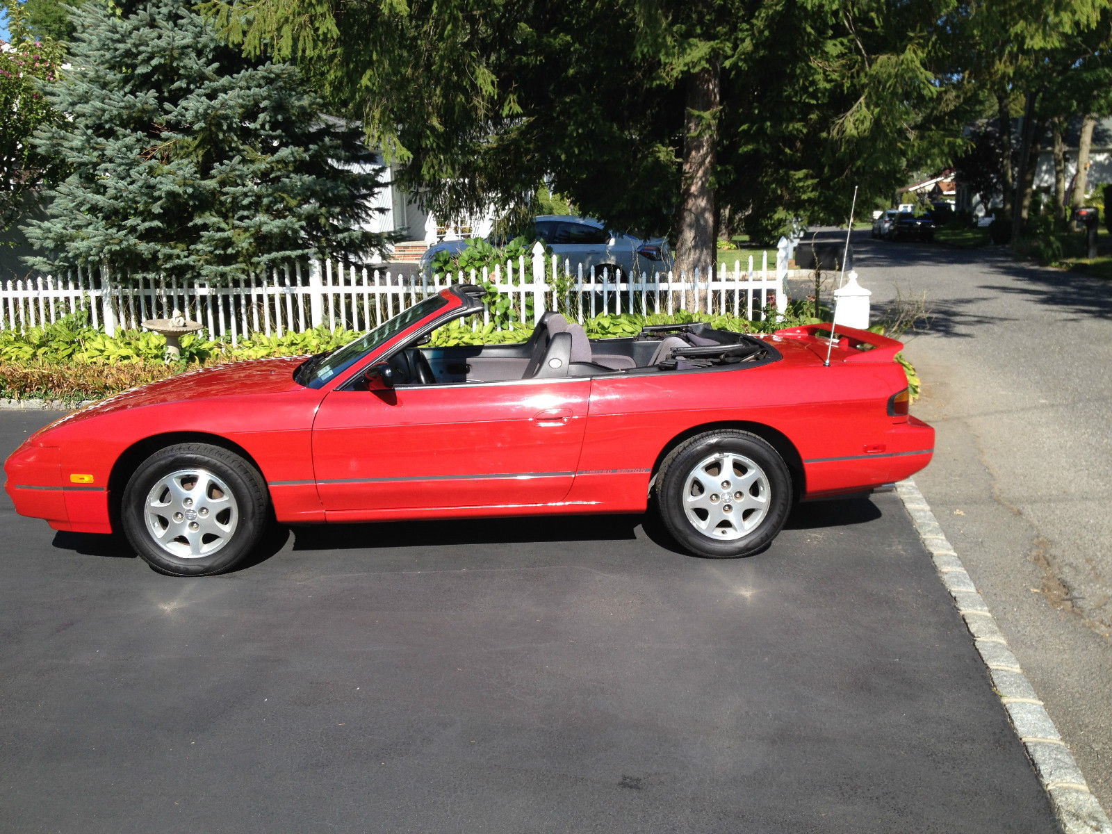 1992 Red Nissan 240SX Convertible