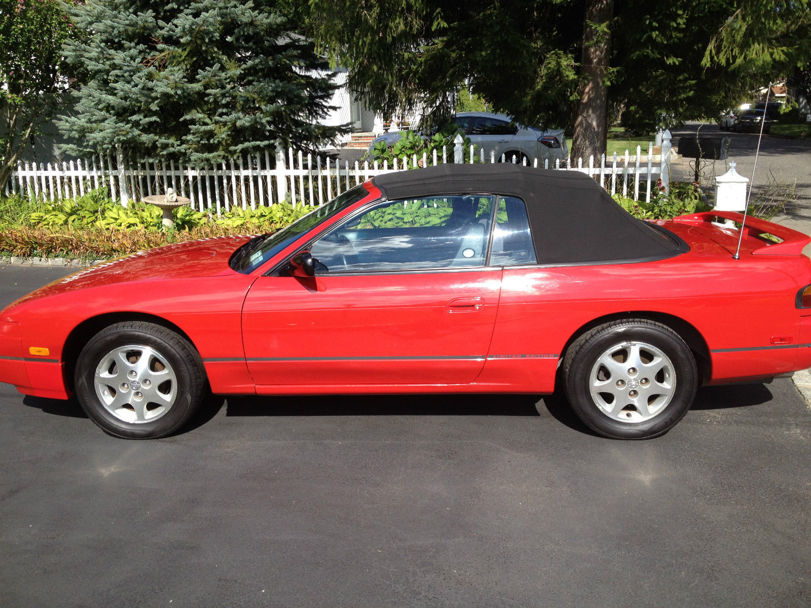 1992 Red Nissan 240SX Convertible