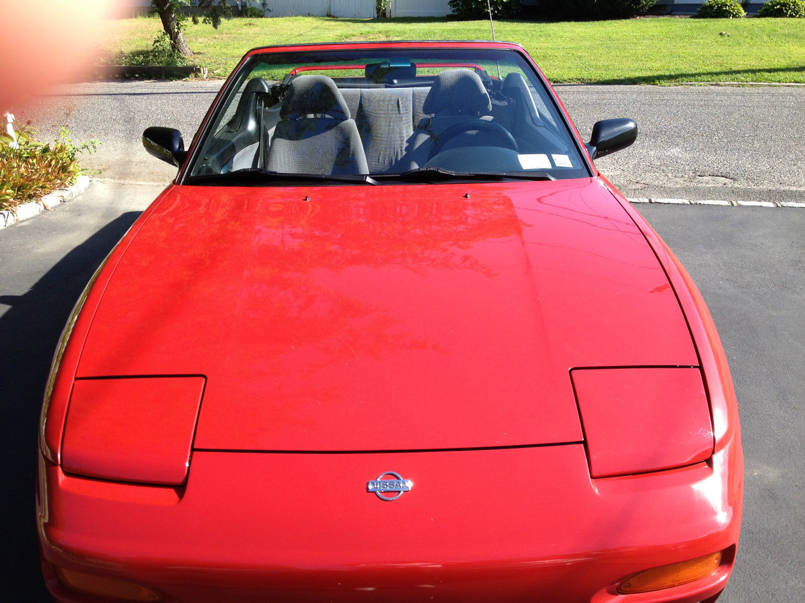 1992 Red Nissan 240SX Convertible