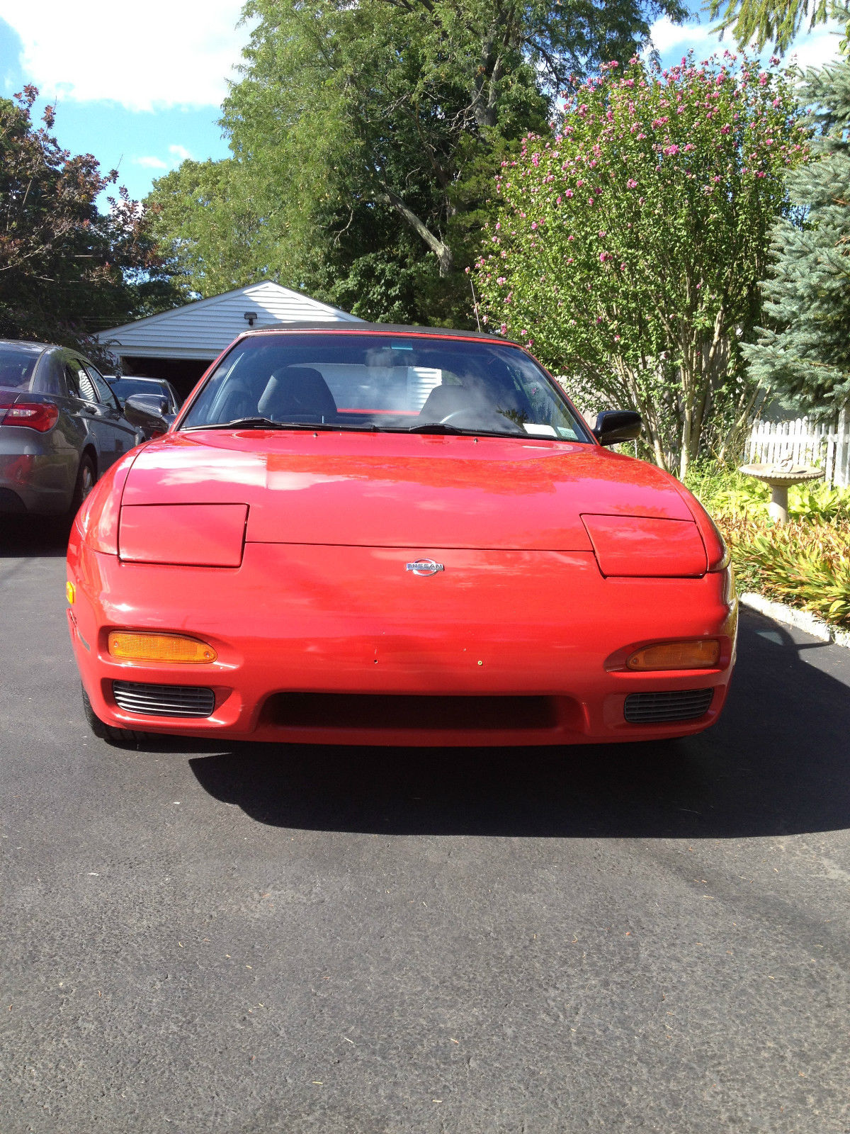 1992 Red Nissan 240SX Convertible