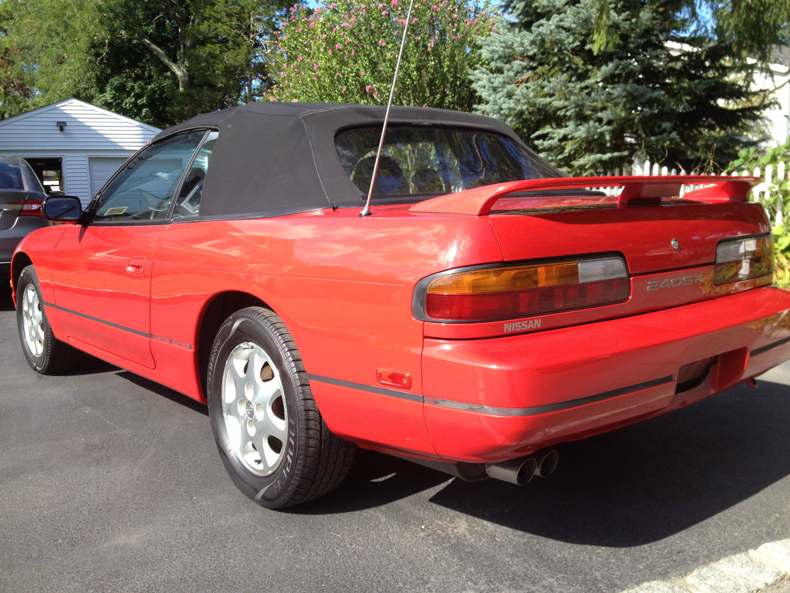 1992 Red Nissan 240SX Convertible