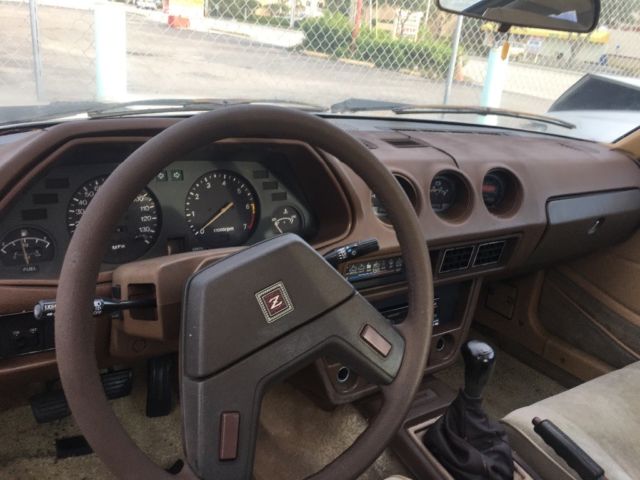 1981 Tan Nissan 280ZX Coupe
