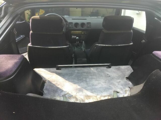 1986 Black Nissan 300ZX Coupe