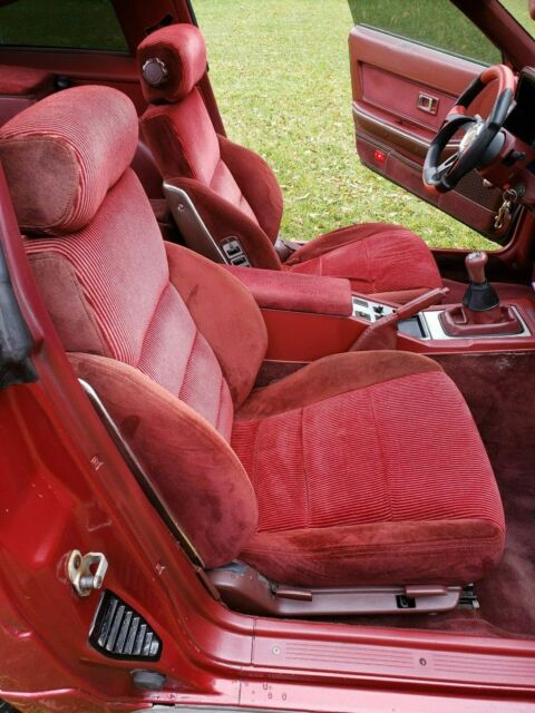 1987 Red Nissan 300ZX Coupe