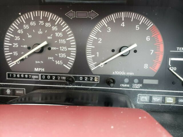 1987 Red Nissan 300ZX Coupe