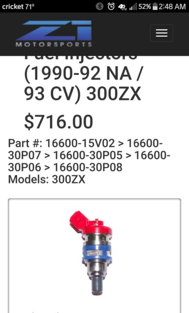 1992 Blue Nissan 300ZX Coupe