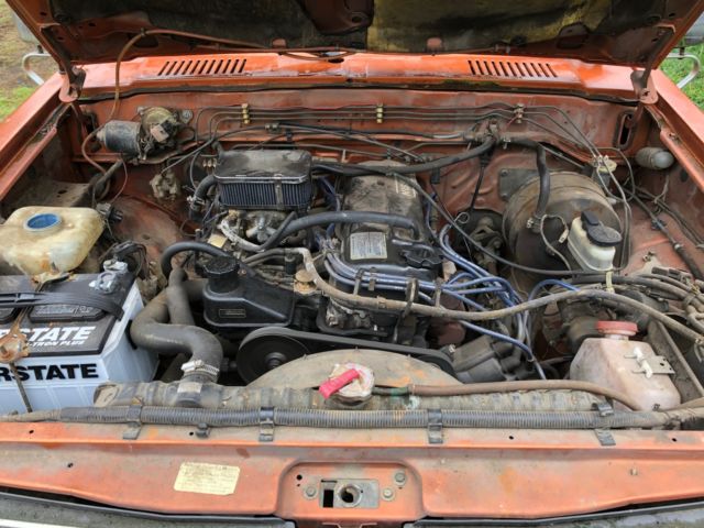 1986 Orange Nissan Other Pickups Standard Cab Pickup