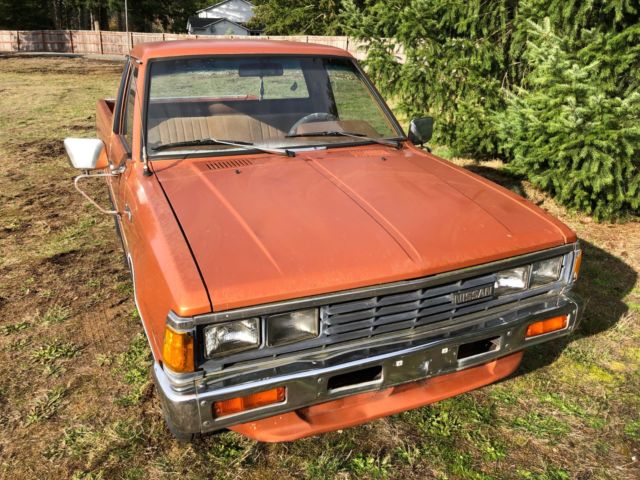 1986 Orange Nissan Other Pickups Standard Cab Pickup
