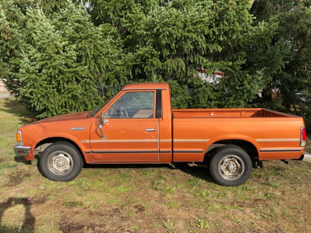 1986 Orange Nissan Other Pickups Standard Cab Pickup