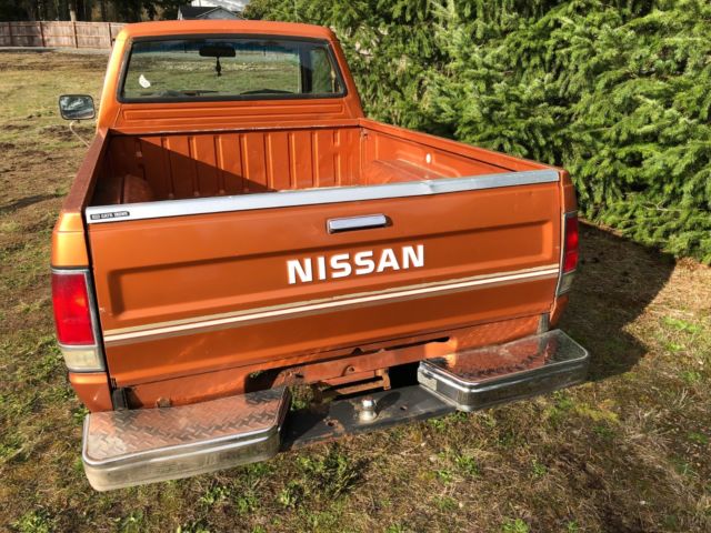 1986 Orange Nissan Other Pickups Standard Cab Pickup