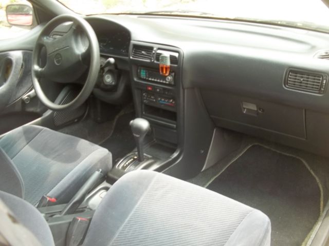 1992 Yellow Nissan NX Hatchback