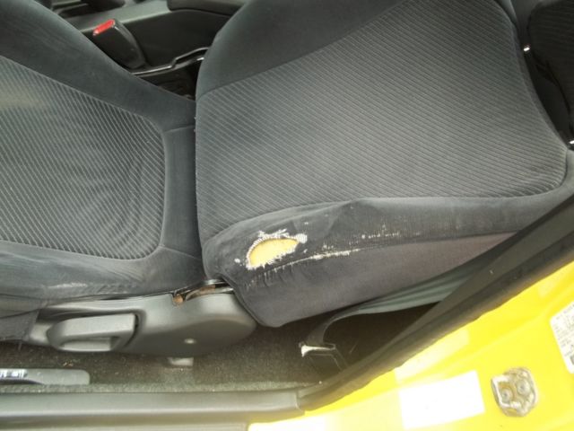 1992 Yellow Nissan NX Hatchback